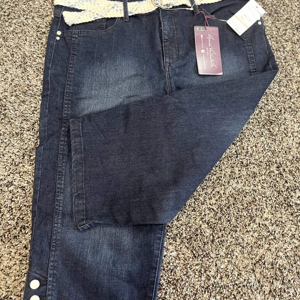 Womens Dark Blue Jeans Bermuda shorts
